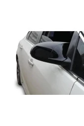 Ford Fiesta Mk7 2008-2017 Yarasa Ayna Kapağı - Parlak Siyah Abs Plastik thumbnail 1