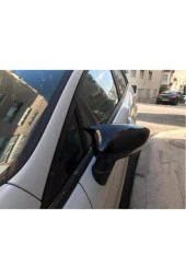 Ford Fiesta Mk7 2008-2017 Yarasa Ayna Kapağı - Parlak Siyah Abs Plastik thumbnail 2