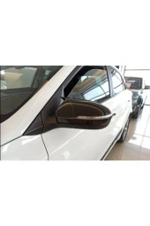 Hyundai I20 Sinyalli Batman Yarasa Ayna Kapağı Piano Black - 1