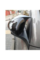 Fiat Egea Yarasa Ayna Kapağı Piano Black Tüm Modeller Için Uyumludur thumbnail 1