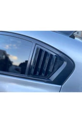 Honda Civic Fb7 Kelebek Cam Kaplama Vizörü Piano Black 2012-2015 thumbnail 2