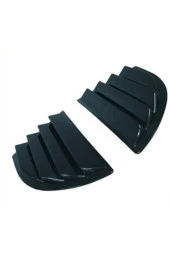 Honda Civic FD6 Kelebek Cam Kaplama Sağ Sol 2 Parça Pıano Black thumbnail 2