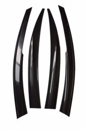 Fiat Linea Cam Rüzgarlığı Mugen 4 Lü Set Ön Arka thumbnail 3