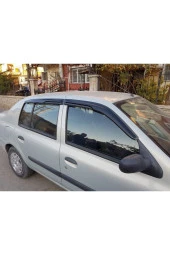 Renault Clio 2 Symbol Mügen Cam Rüzgarlığı Sedan 1999-2008 Arası 4 Lü Set - 1
