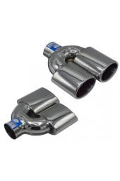 Krom Eksoz Ucu Çiftli Çap 48 Cm - 57Cm Kaliteli Paslanmaz thumbnail 2