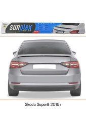Skoda Superb Bagaj Üstü Spoiler Piano Black thumbnail 1