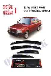 Tofaş Şahin Mugen Sport Cam Rüzgarlığı Ön-Arka Sunplex A+ Kalite thumbnail 1
