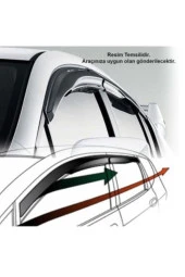 Renault Symbol 09-12 Cam Rüzgarlığı Marka Mugen 4lü thumbnail 3