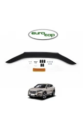 Hyundai Tucson Ön Kaput Koruma Rüzgarlığı 3mm Akrilik (abs) Parlak Siyah Deflektör 2016-> thumbnail 1