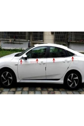 Honda Civic Fc5 Cam Çıtası 8 Parça 2017 Sonrası Için Uygundur thumbnail 2