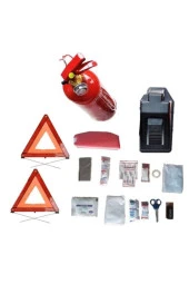 Trafik Seti Çantalı Lüx Set Yangın Söndürücülü Evo Set Renk Siyah thumbnail 1