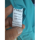 JARİN FIRIFIR DETAYLI MİNİ TURKUAZ ELBİSE - 11