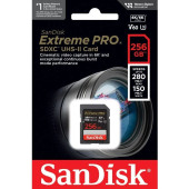 SanDisk Extreme PRO 256GB SDSDXEP-256G-GN4IN 280MB/s UHS-II SDXC 6K-4K UHD Hafıza Kartı thumbnail 4