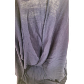 H&M BASİC LACİVERT PENYE TUNİK - 7
