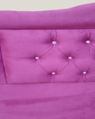 Başlık 90325 DK Tek Kişi 100 Model Tay Tüyü Fuşya Kumaş Dolgun kapitoneli ElYapım thumbnail 8