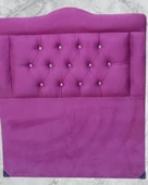 Başlık 90325 DK Tek Kişi 100 Model Tay Tüyü Fuşya Kumaş Dolgun kapitoneli ElYapım thumbnail 1