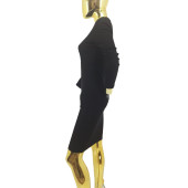 H&M DİVİDED STREÇ ELBİSE - 3