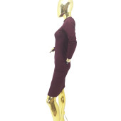 H&M DİVİDED STREÇ ELBİSE - 10