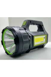 ArtworkAnatolia t95 10w Uzun Menzilli Solar Panelli Powerbank+usb ultra Güçlü Ledli Şarjlı Feneri - 1