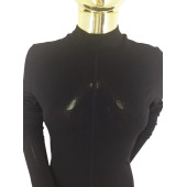 H&M  SİYAH STREÇ FIRIFIR DETAYLI ELBİSE - 5