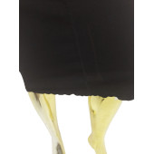 H&M  SİYAH STREÇ FIRIFIR DETAYLI ELBİSE - 6