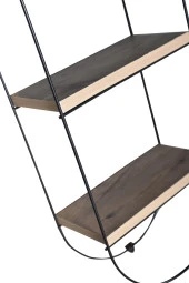 Dekoratif 3 Raflı Duvar Rafı - 2