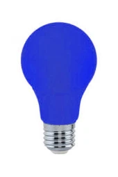 5 Adet K2 MAVİ Işık 5 Watt Led Gece Lambası Ampulü, E27 Duylu Ağaç Feneri Ampulü - 1