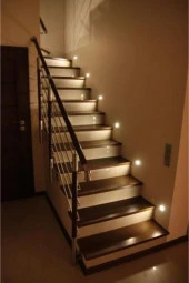 1. Sınıf Kare Gün Işığı Analog Sensörlü Led Spot Merdiven Armatürü - 1