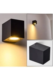 10 Adet Gün Işığı Ledli Dekoratif Tek Yönlü Iç Ve Dış Mekan Bahçe Duvar Apliği - 4