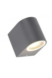 Amber Işık Iç - Dış Mekan Dekoratif Modern Lüks Aplik - Antrasit - 2