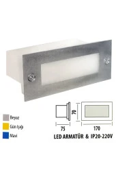 Led Armatür 3 Renk Seçenekli Krd30 Ip20 - 220v - 2