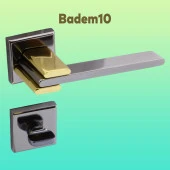 Fulya Lüx Füme Gold Kare Rozetli Wc-Banyo Uyumlu Kapı Kolu Sağa ve Sola Uygun Kapı Kolları 1 Takım thumbnail 5