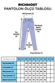 Kargo Cepli Detaylı ve Yüksek Belli Tam Boy  Relaxed Kadın Kargo Kot Pantolon Açık Gri Kar Denim - 3