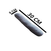 KEDİ OYUNCAĞI SARILMA YASTIĞI UYKU OYUNCAĞI KEDİ OTLU 30 CM PELUŞ  ( 1 ADET ) GRİ - 4
