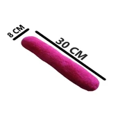 KEDİ OYUNCAĞI SARILMA YASTIĞI UYKU OYUNCAĞI KEDİ OTLU 30 CM PELUŞ  ( 1 ADET ) FUŞYA thumbnail 2