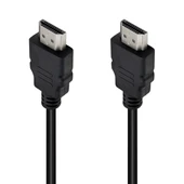 Powermaster PM-31396 Plastik Düz Siyah 50 Cm Poşetli HDMI Kablo - 2
