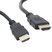 Powermaster PM-31396 Plastik Düz Siyah 50 Cm Poşetli HDMI Kablo - 1