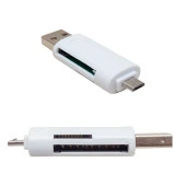 Powermaster USB To Micro USB + Kart Okuyucu Otg Çevirici - 2