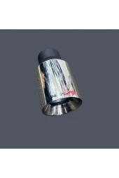 90 TEKLİ PASLANMAZ EGZOZ UCU İÇİ DOLU - 1