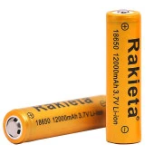 Powermaster PM-9599 Rakieta 3.7 Volt 1200Mah 18650 Başlıklı Şarj Edilebilir Lityum Pil (Tekli) thumbnail 1