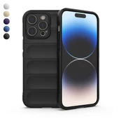 iPhone 15 Pro Max Kılıf Optimum Lens Çerçeveli Silikon Kapak - 1