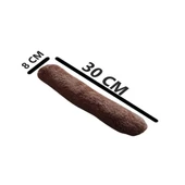 KEDİ OYUNCAĞI SARILMA YASTIĞI UYKU OYUNCAĞI KEDİ OTLU 30 CM PELUŞ  ( 1 ADET ) KAHVERENGİ thumbnail 3