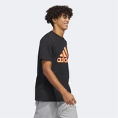 ADİDAS  Logo Pen Fill - Sportswear Graphic Erkek Siyah T-Shirt-HS2513 - 2