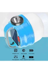 artworkanatolia Solar Güneş Enerjili Kamp Lambası Büyük Boy Şarjlı El Feneri Işıldak - 3