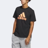 ADİDAS  Logo Pen Fill - Sportswear Graphic Erkek Siyah T-Shirt-HS2513 - 4
