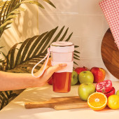 Cookplus Pink Taşınabilir Şarjlı Smoothie Blender - 1