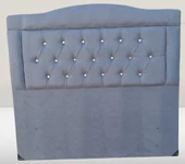 Başlık 90328 DK Çift Kişilik 120 Tay Tüyü Antrasit Kumaş Dolgun Kapitone El Yapım - 1