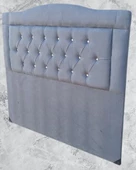 Başlık 90328 DK Çift Kişilik 120 Tay Tüyü Antrasit Kumaş Dolgun Kapitone El Yapım - 2