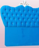 Başlık 90329 DK Çift Kişilik 120 Avangart Turkuaz Baby Face Kumaş Dolgun Kapitone - 2