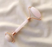 Gül Kuvars Yüz Masajı Silindiri Yüz Germe Yanak Zayıflama Cilt Bakımı Masaj Cihazı - 2